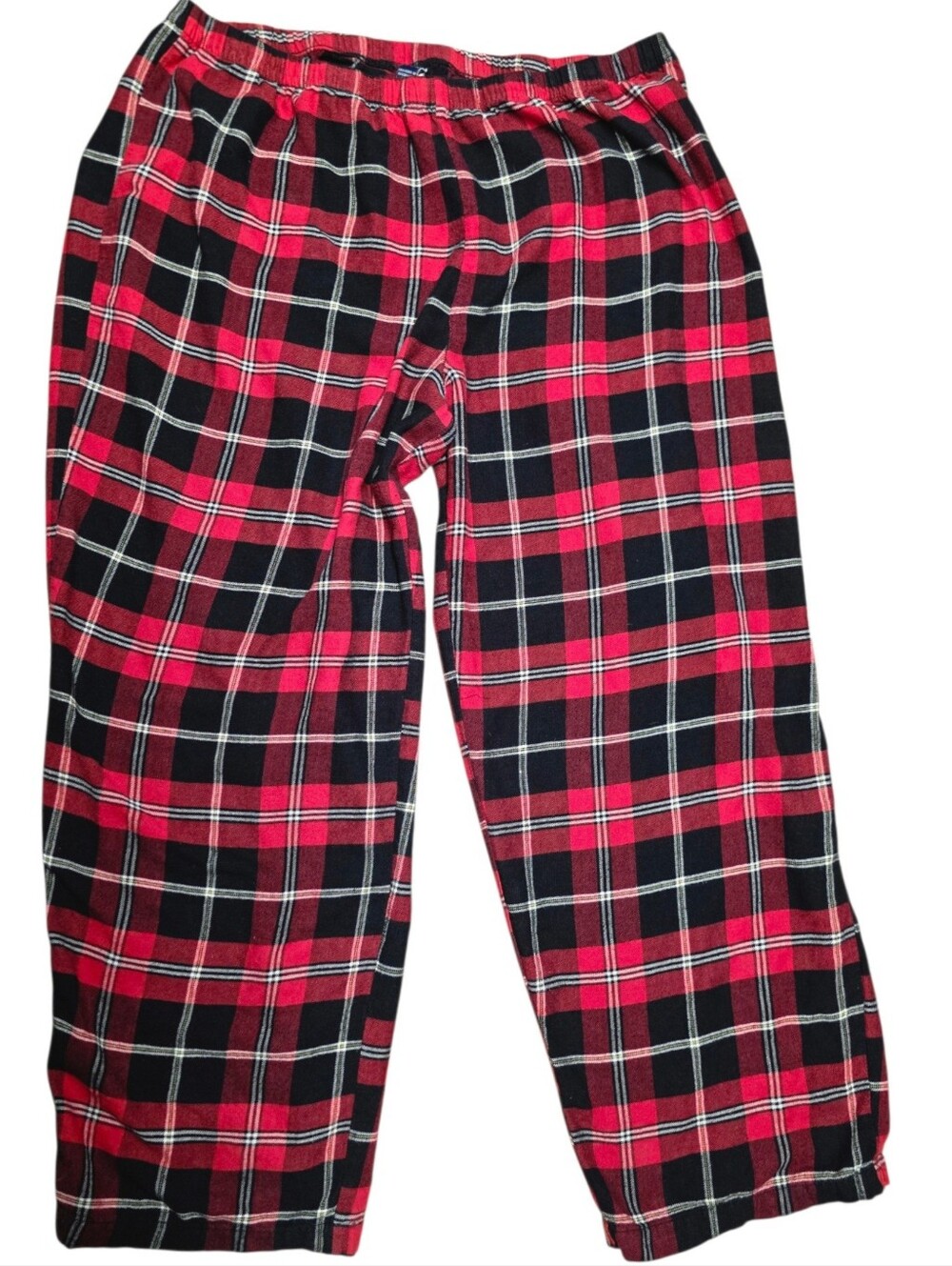 Mens Pajama Bottoms Sleepwear Red Plaid